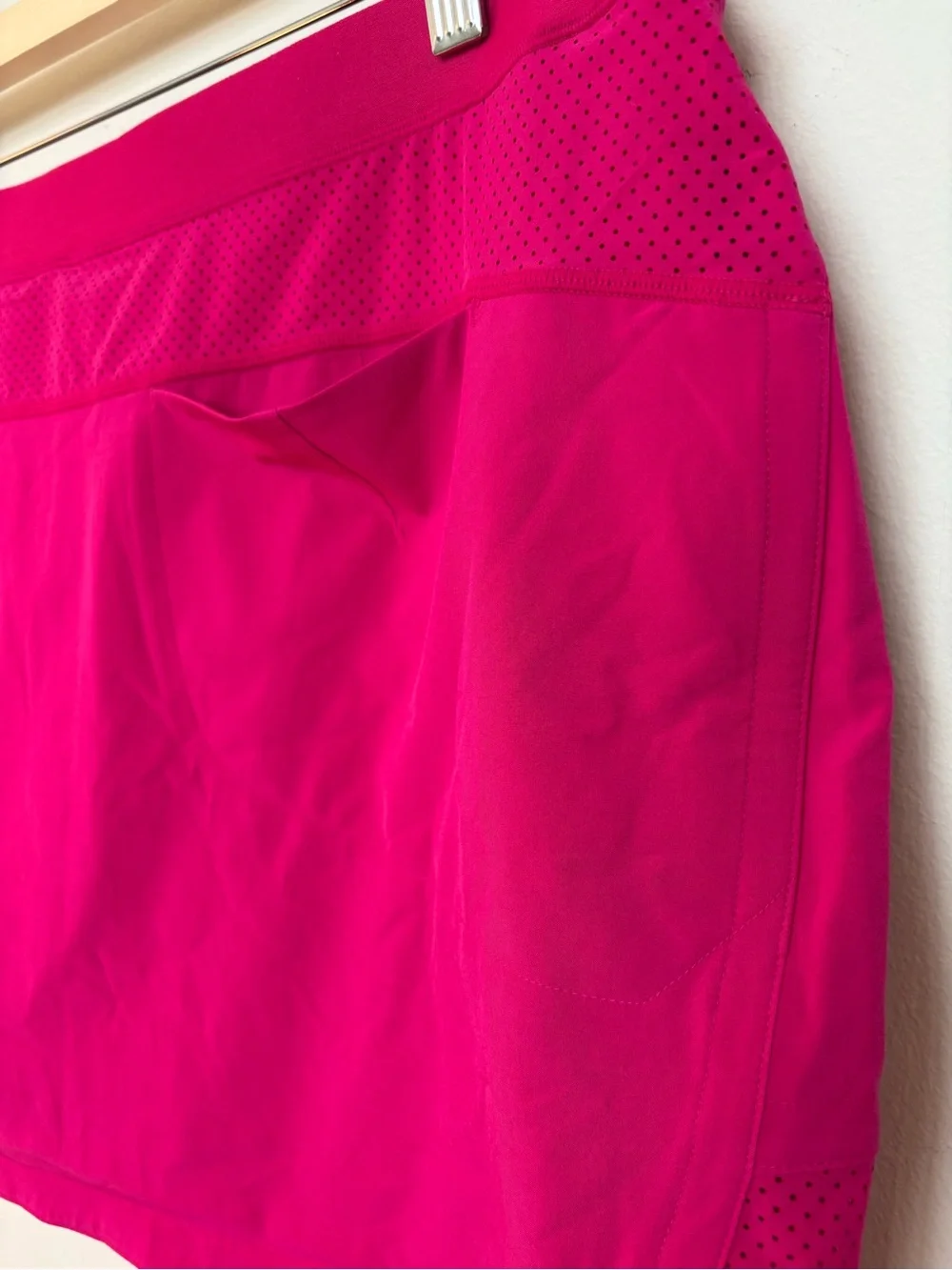 Ralph Lauren Women’s Dark Pink Active Elastic Waist Skort Size XL Sku#144